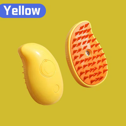 Ultimate 3-in-1 Electric Pet Grooming Brush with Steam & Spray - Perfect for Cats and Dogs!