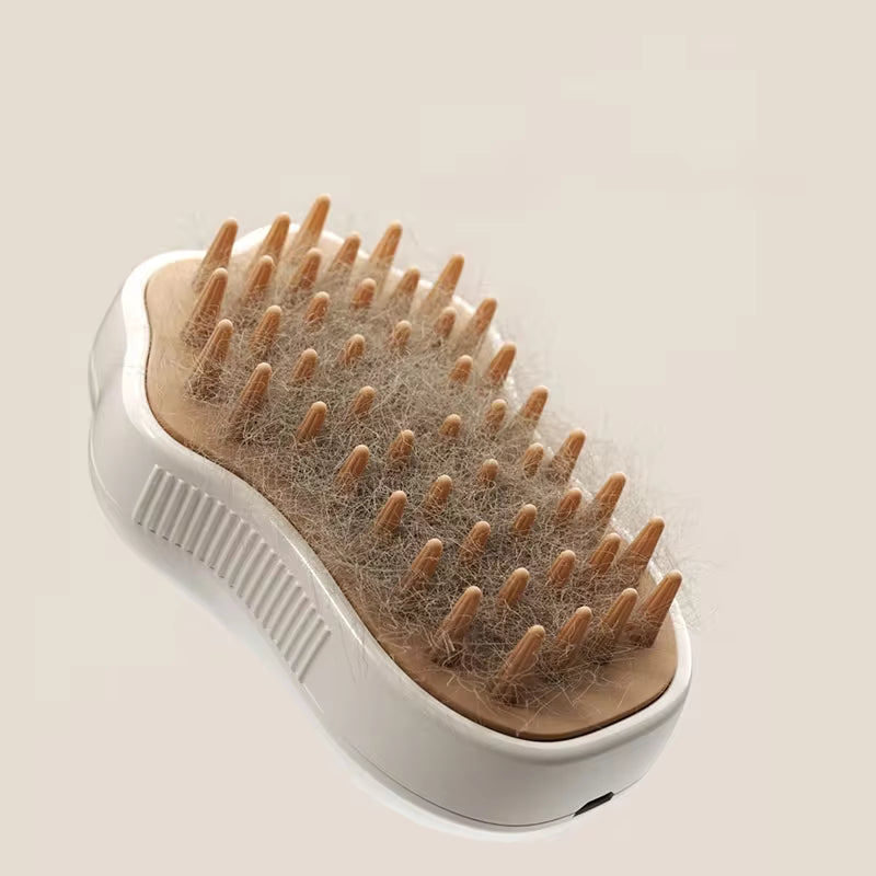 Ultimate 3-in-1 Electric Pet Grooming Brush with Steam & Spray - Perfect for Cats and Dogs!