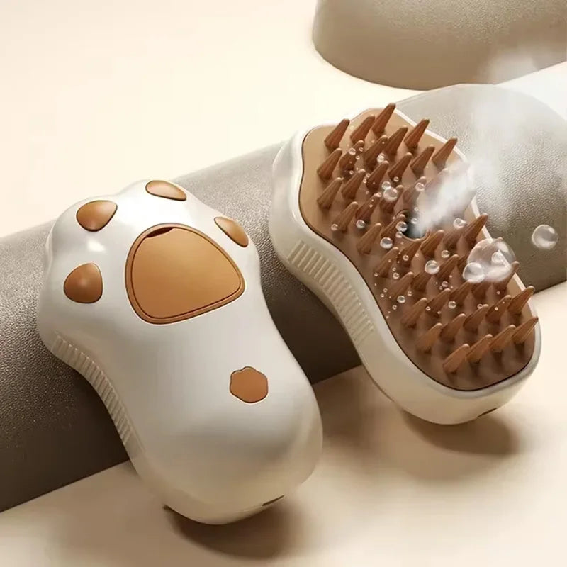 Ultimate 3-in-1 Electric Pet Grooming Brush with Steam & Spray - Perfect for Cats and Dogs!