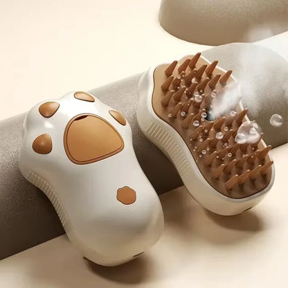 Ultimate 3-in-1 Electric Pet Grooming Brush with Steam & Spray - Perfect for Cats and Dogs!