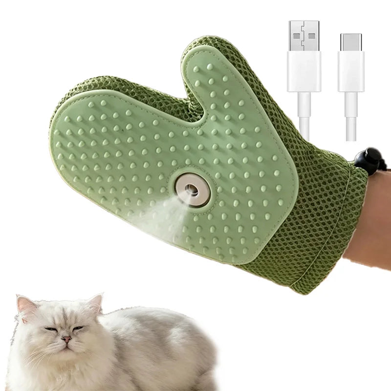 Ultimate 3-in-1 Electric Pet Grooming Brush with Steam & Spray - Perfect for Cats and Dogs!